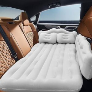 Car Bed Air Mat, Sleeping Car Bed, Portable Inflatable Mattress With Pump, Suitable For Road Trips, Camping, Or Long Journey