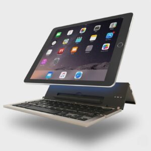 Wireless Aluminum Smart Keyboard, Mini Foldable Bluetooth Keyboard, Mobile Tablet Ultra-Thin, Wireless Keyboard for Indoor & Outdoor Use