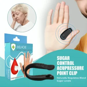 EELHOE - Sugar Control L14 Acupressure Point Clip,  Hand Clip Anxiety Stress, Reduction Sugar Control,  Migraine Tension Relief Clip