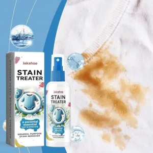 Jakehoe - Stain Treater Spray, 120 ml Stain Spray for Baby Clothes, Vegan, Sensitive Skin, Stubborn Stains Quick