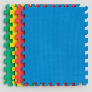 4 Pack Interlocking Puzzle EVA Foam Gym Mat, Non Slip Baby Play mat for Home Gym Baby Crawling Toddler Kids Playing 60X60X01cm