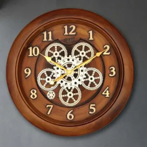 Vintage Gear Designer Clock 16x16inches